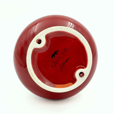 Kähler kerstboom kandelaar keramiek bordeaux rood