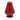 Kähler kerstboom kandelaar keramiek bordeaux rood