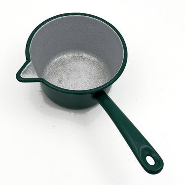 Emaille steelpan smaragdgroen