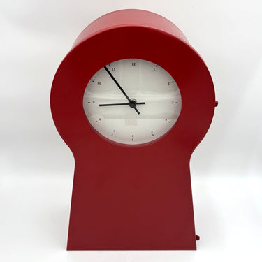 Klok en kastje vintage IKEA PS | rood