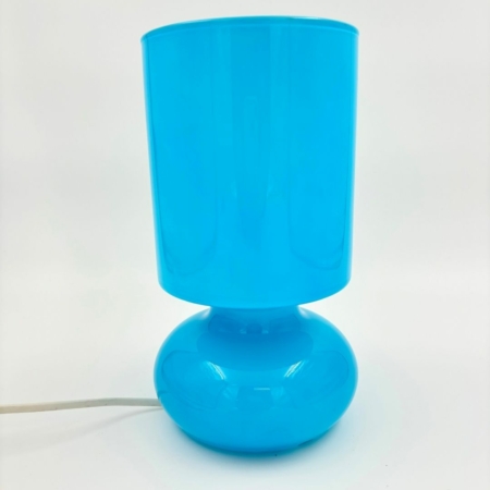 vintage ikea lykta mushroom lamp blauw