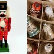 vintage brocante kerstdecoratie kerstmarkt