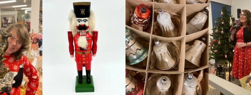 vintage brocante kerstdecoratie kerstmarkt