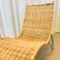 ligstoel rotan vintage IKEA Karl Malmvall Karslund