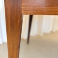 vintage lange houten tafel uitschuifbaar mid century