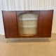vintage vitrine kast mid century teak