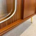 vintage vitrine kast mid century teak