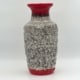 vintage vaas übelacker rood grijs 1319-40