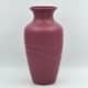 Vintage West-Germany Scheurich 506-41 vaas in bordeauxrood keramiek met mat glazuur